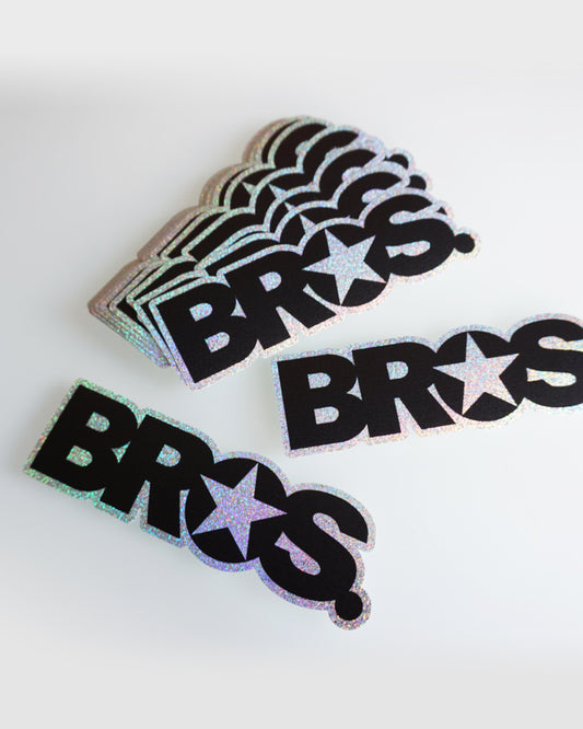 BROS. Glitter Sticker