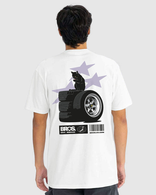 Cat & Wheels T-Shirt